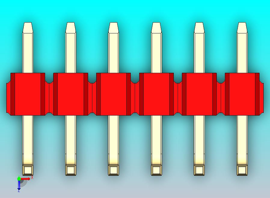 DS1022彩色排针 红色 06P 100mil 类型U 版本1.0.zip