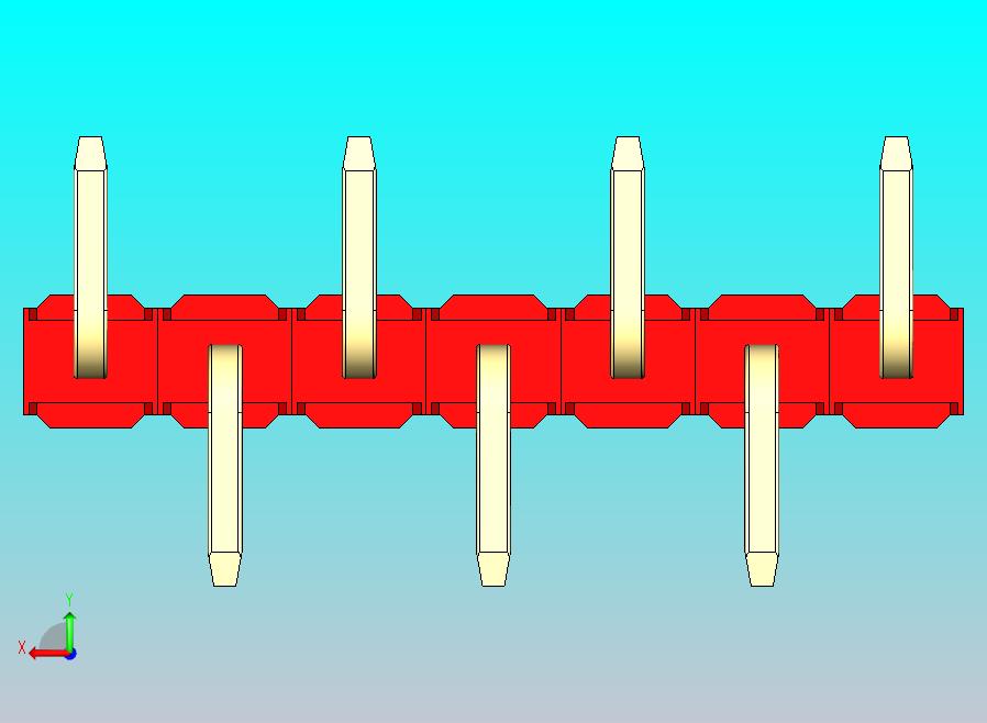 DS1022彩色排针 红色 07p 100mil 类型 SMT R1 版本1.0.zip