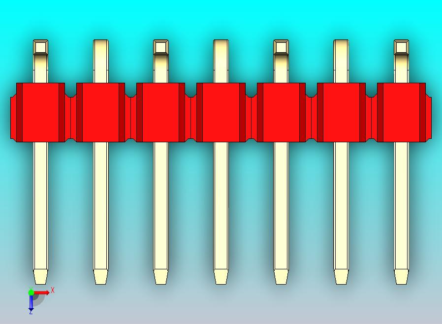 DS1022彩色排针 红色 07p 100mil 类型 SMT R1 版本1.0.zip