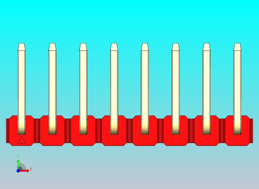 DS1022彩色排针 红色 08p 100mil 类型U 版本1.0.zip