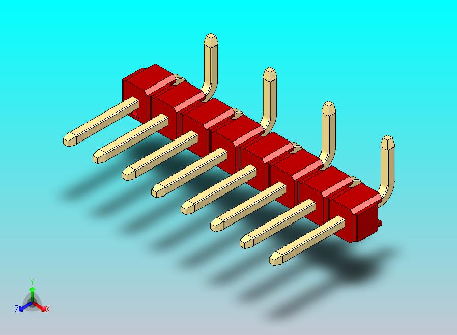 DS1022彩色排针 红色 08P 100毫 0805型 SMT R2 版本1.0.zip