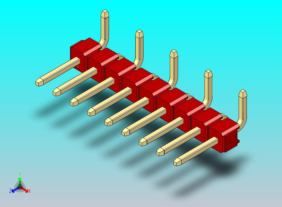 DS1022彩色排针 红色 09P 100mil 类型 SMT R1 版本1.0.zip