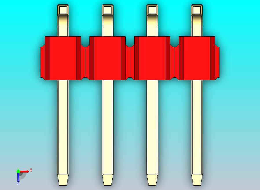 DS1022彩色排针 红色 08P 100毫 陶瓷式 SMT 版本1.0.zip