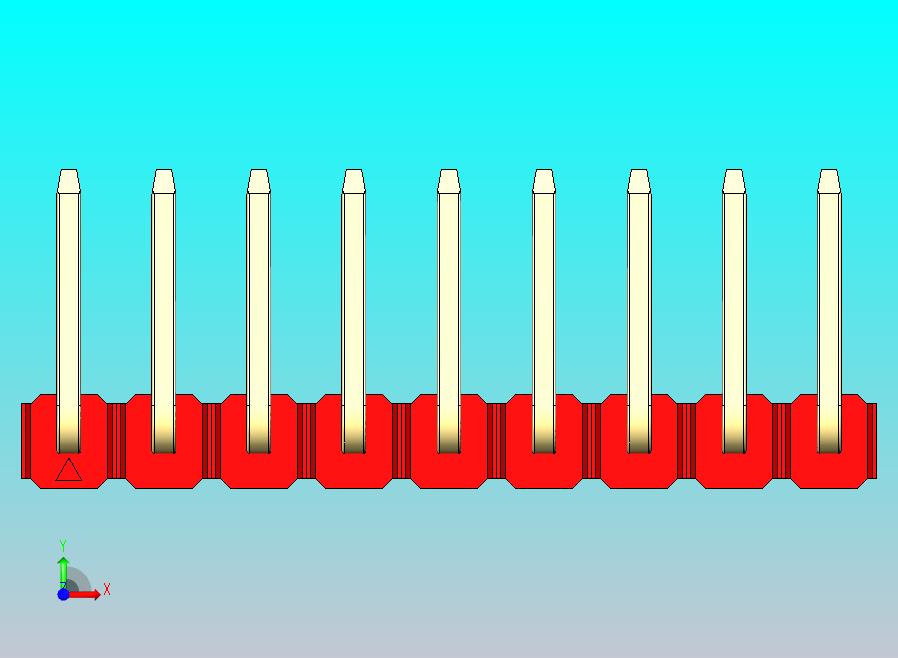 DS1022彩色排针 红色 09p 100mil 类型U 版本1.0.zip