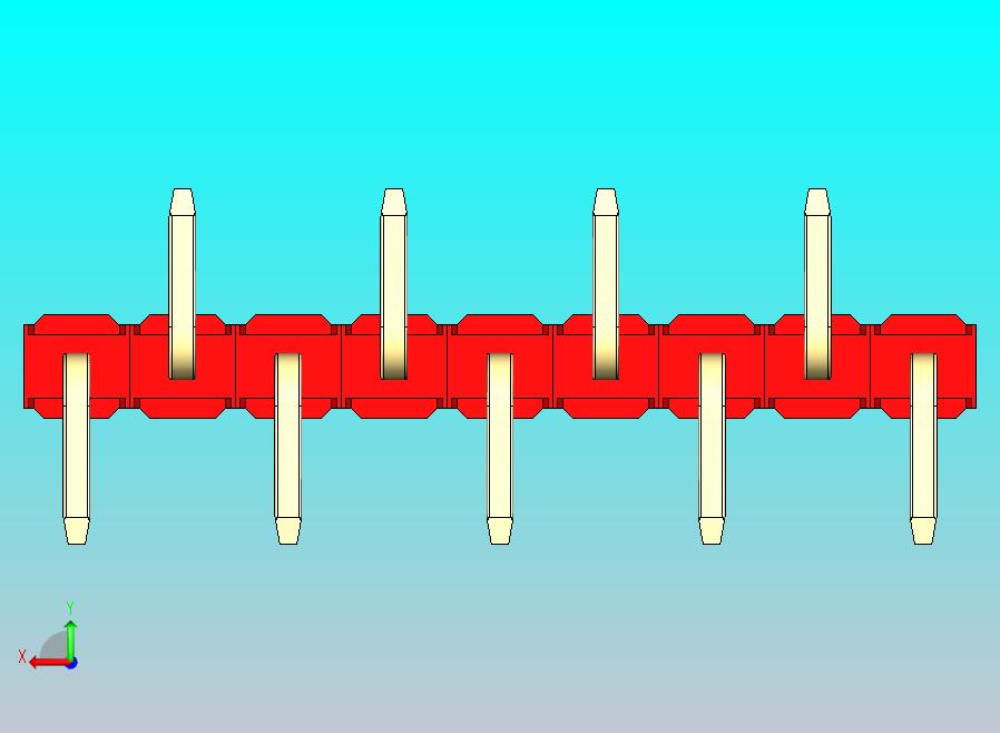 DS1022彩色排针 红色 09P 100毫 100mil 类型 SMT R2 版本1.0.zip