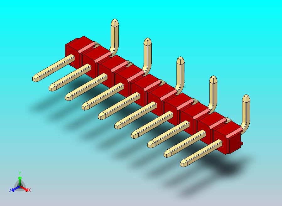 DS1022彩色排针 红色 10P 100mil 类型 SMT R2 版本1.0.zip