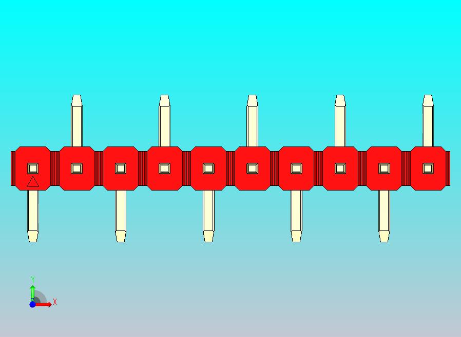 DS1022彩色排针 红色 10P 100mil 类型 SMT R2 版本1.0.zip