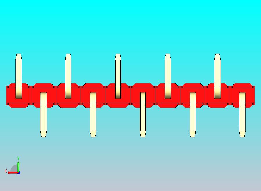 DS1022彩色排针 红色 10P 100mil 类型 SMT R2 版本1.0.zip