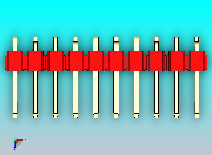 DS1022彩色排针 红色 10P 100mil 类型 SMT R2 版本1.0.zip