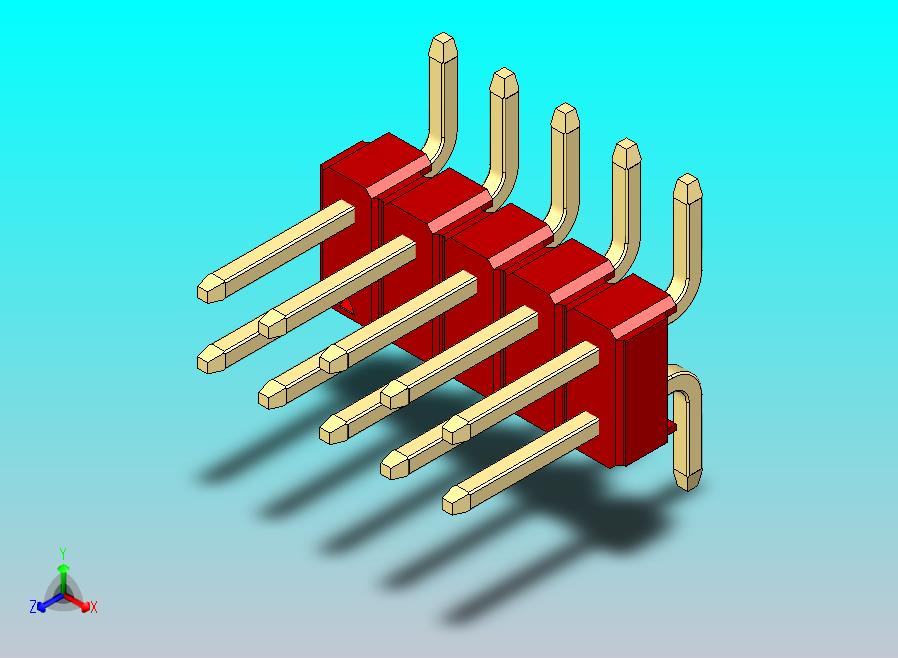 DS1022彩色排针 红色 10P 100mil 类型SMT 版本1.0.zip