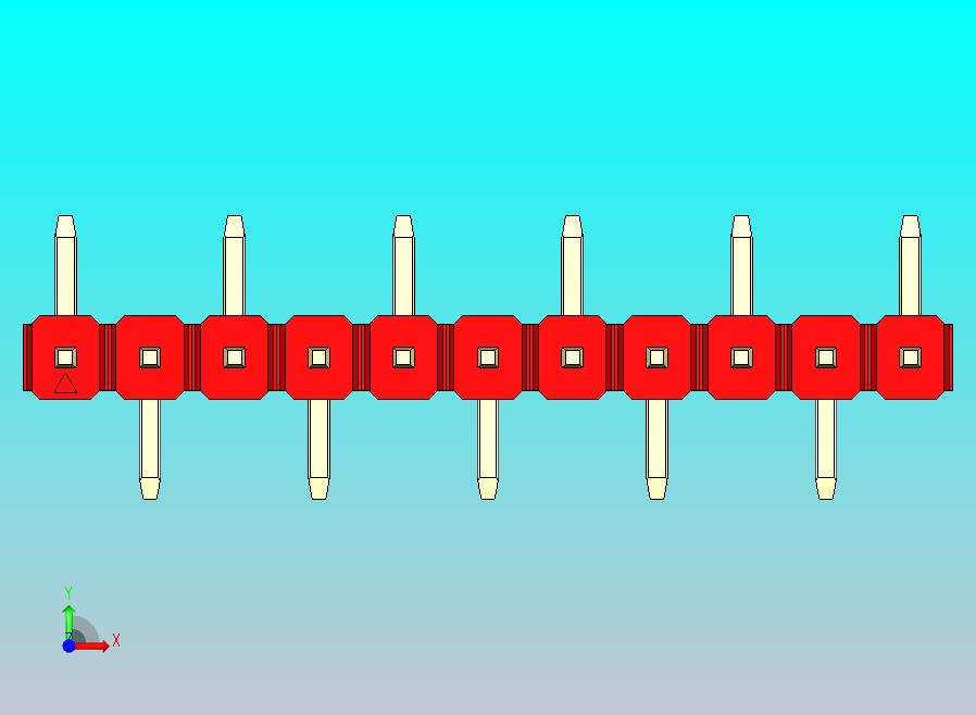 DS1022彩色排针 红色 11P 100mil 类型 SMT R1 版本1.0.zip