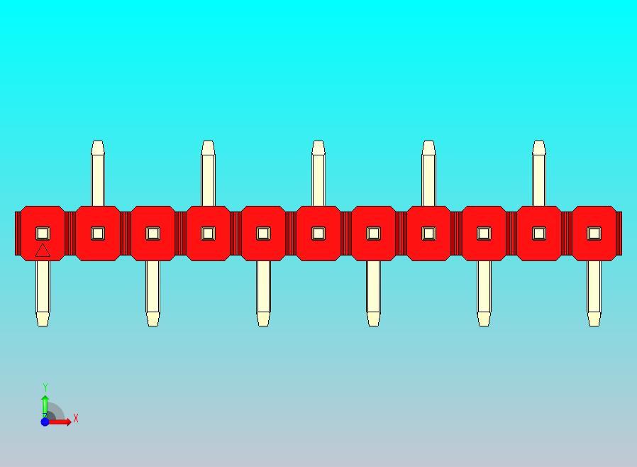 DS1022彩色排针 红色 11P 100mil 类型 SMT R2 版本1.0.zip