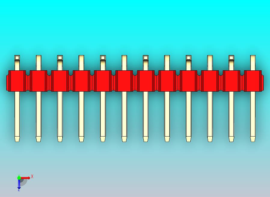 DS1022彩色排针 红色 12P 100mil 类型 SMT R1 版本1.0.zip
