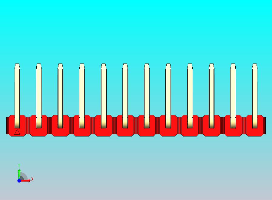 DS1022彩色排针 红色 12P 100mil 类型U 版本1.0.zip