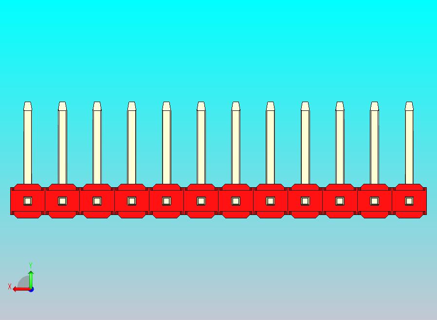 DS1022彩色排针 红色 12P 100mil 类型U 版本1.0.zip