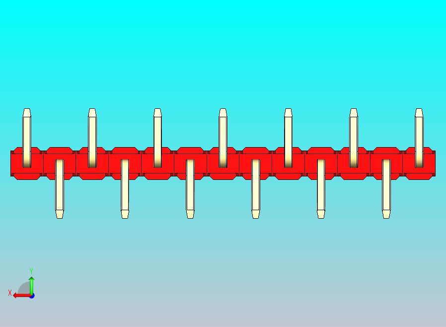 DS1022彩色排针 红色 13P 100mil 类型 SMT R1 版本1.0.zip