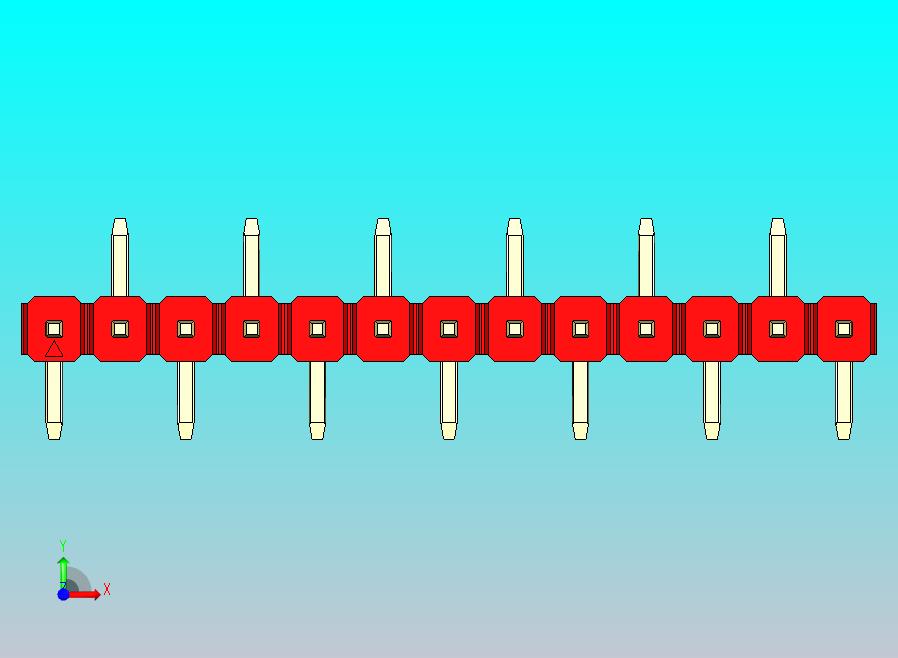 DS1022彩色排针 红色 13P 100mil 类型 SMT R2 版本1.0.zip