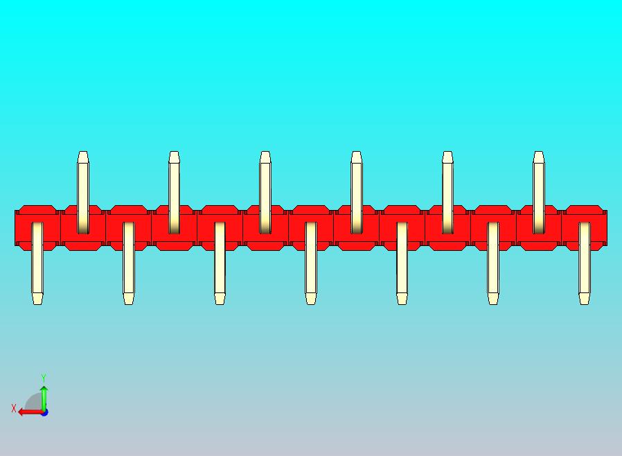 DS1022彩色排针 红色 13P 100mil 类型 SMT R2 版本1.0.zip