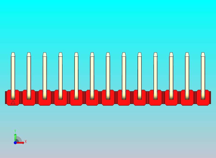 DS1022彩色排针 红色 13P 100mil 类型U 版本1.0.zip