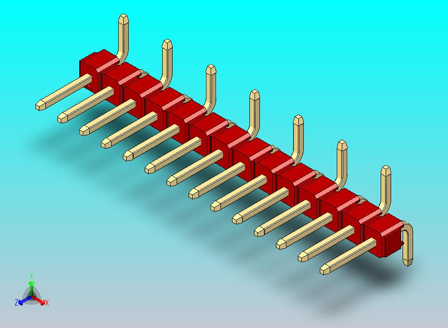 DS1022彩色排针 红色 14P 100密 型号 SMT R1 版本1.0.zip