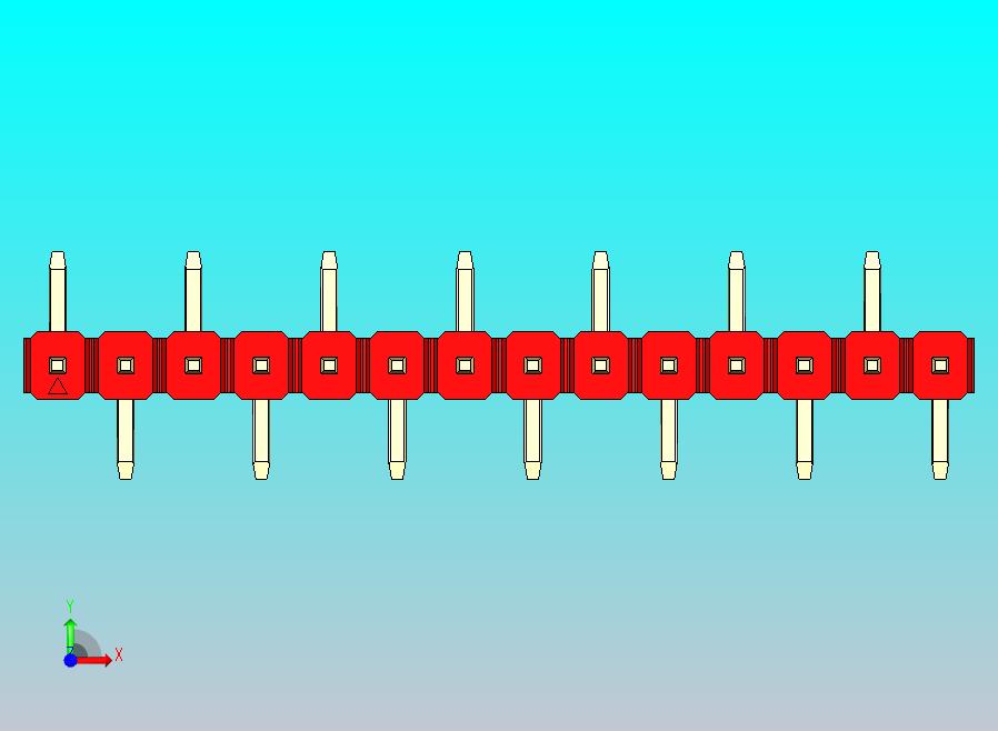 DS1022彩色排针 红色 14P 100密 型号 SMT R1 版本1.0.zip