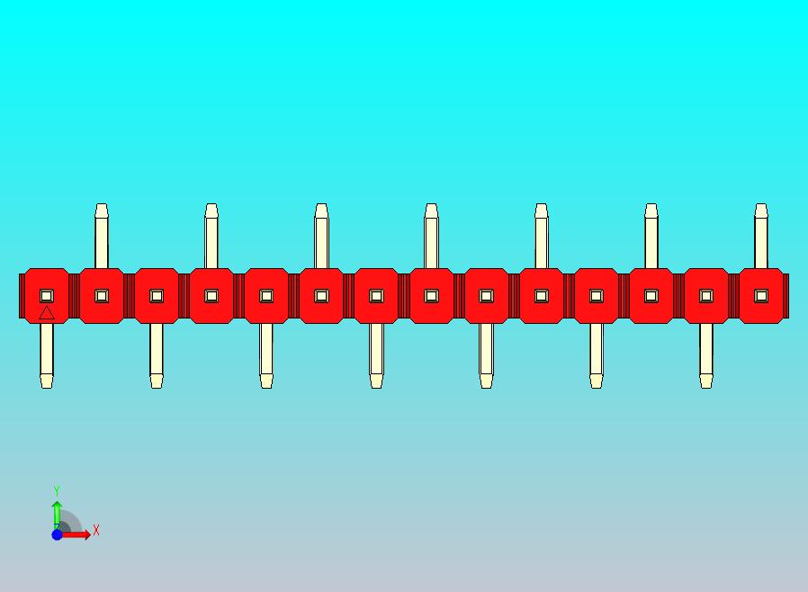 DS1022彩色排针 红色 14脚 100密 间距 SMT类型 R2 版本1.0.zip