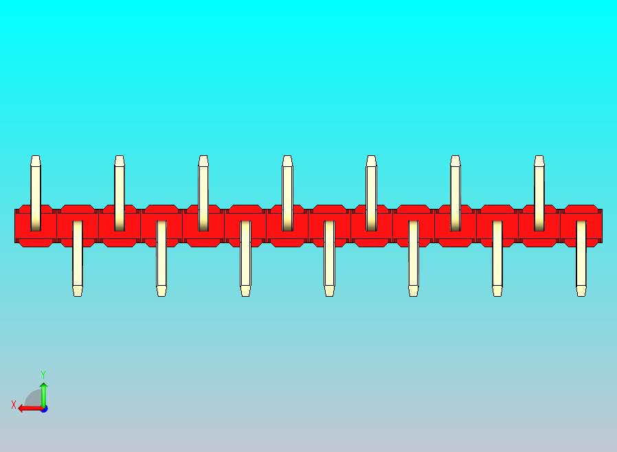 DS1022彩色排针 红色 14脚 100密 间距 SMT类型 R2 版本1.0.zip