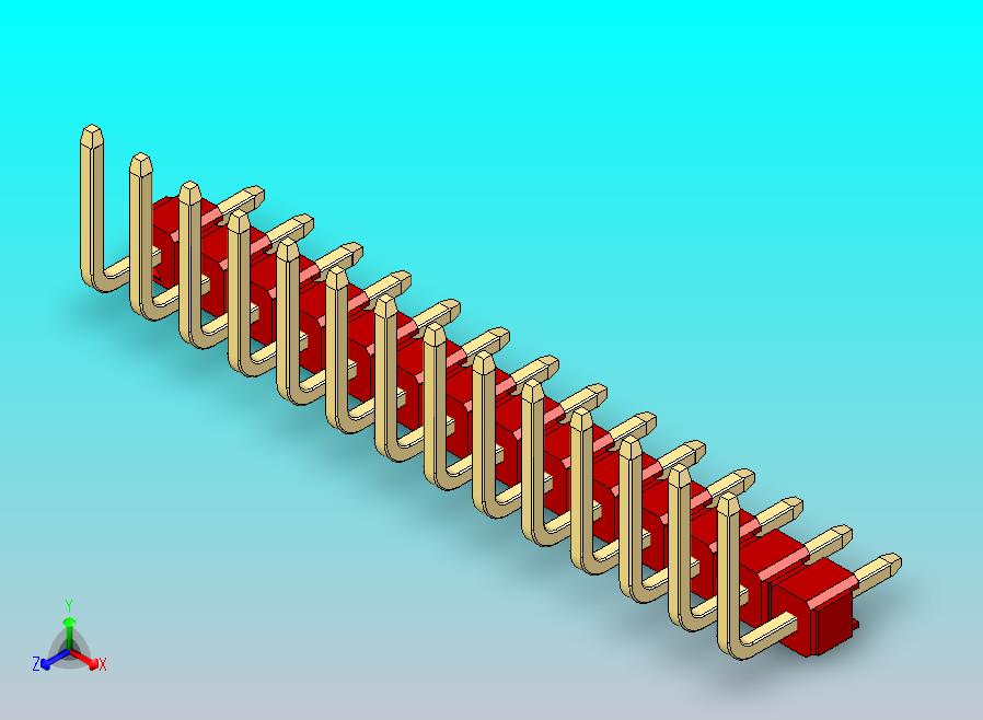 DS1022彩色排针 红色 14引脚 100毫米 类型U 版本1.0.zip
