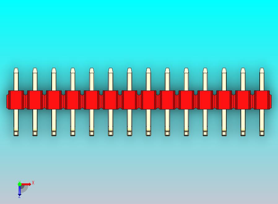 DS1022彩色排针 红色 14引脚 100毫米 类型U 版本1.0.zip