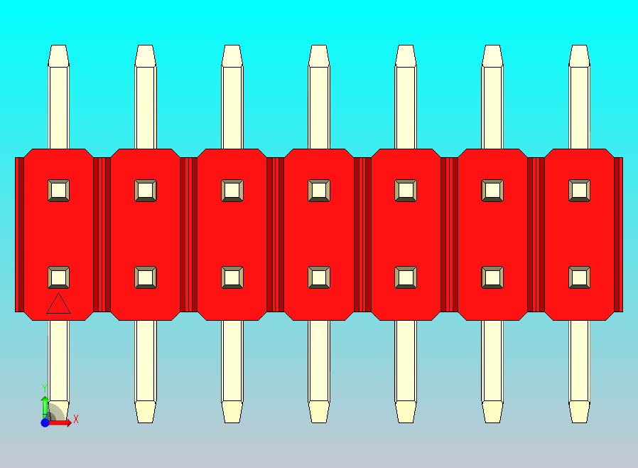 DS1022彩色排针 红色 14引脚 100密耳 SMT 类型 版本1.0.zip