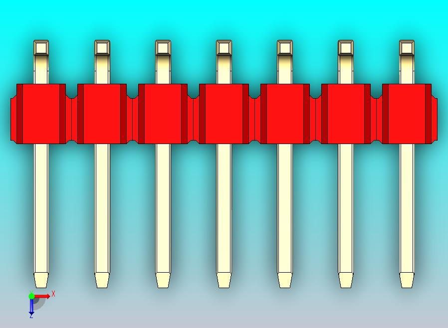 DS1022彩色排针 红色 14引脚 100密耳 SMT 类型 版本1.0.zip