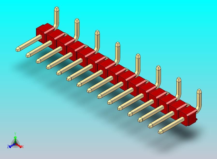 DS1022彩色排针 红色 15P 100MIL 类型 SMT R1 版本1.0.zip