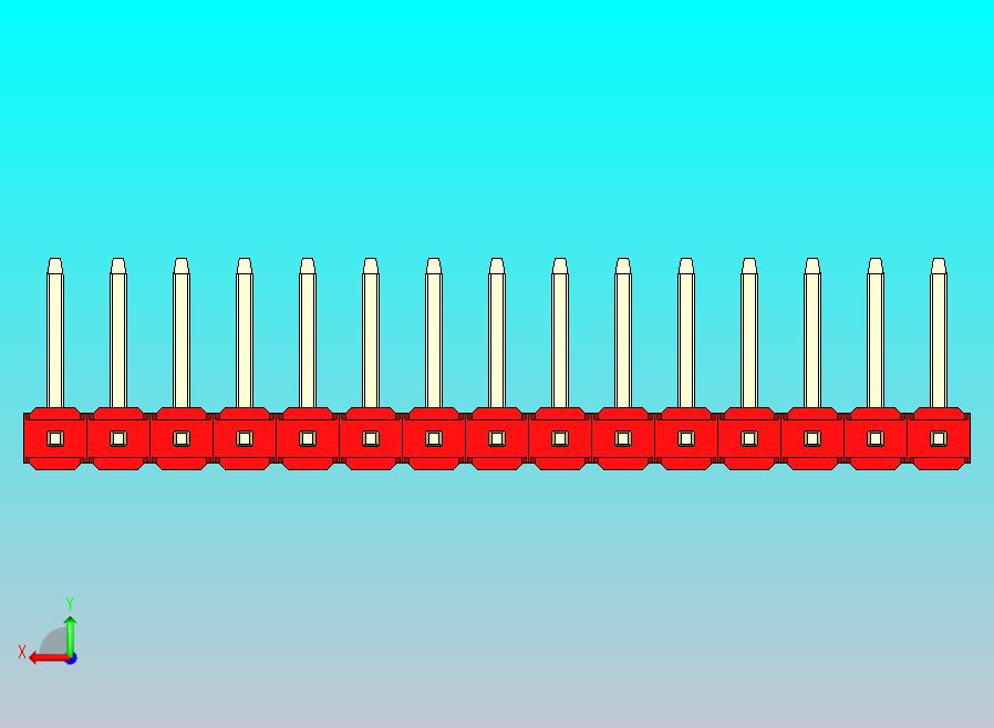 DS1022彩色排针 红色 15p 100mil 类型U 版本1.0.zip