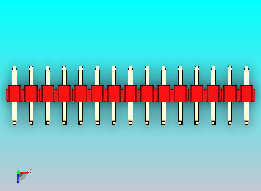 DS1022彩色排针 红色 15p 100mil 类型U 版本1.0.zip