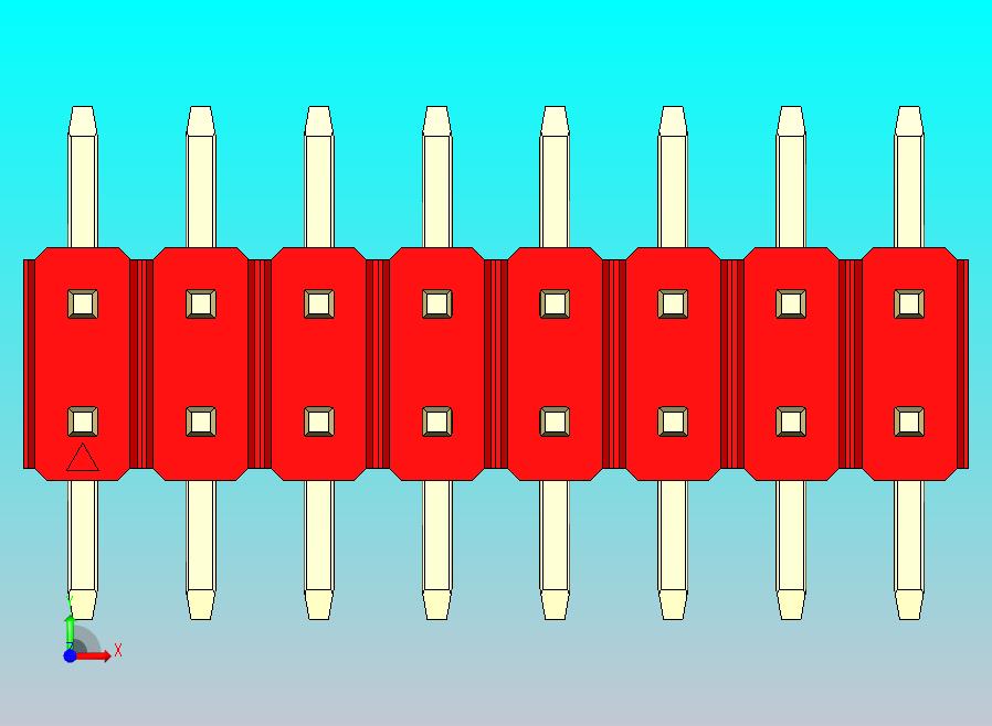 DS1022彩色排针 红色 16针 100mil SMT 类型 版本1.0.zip