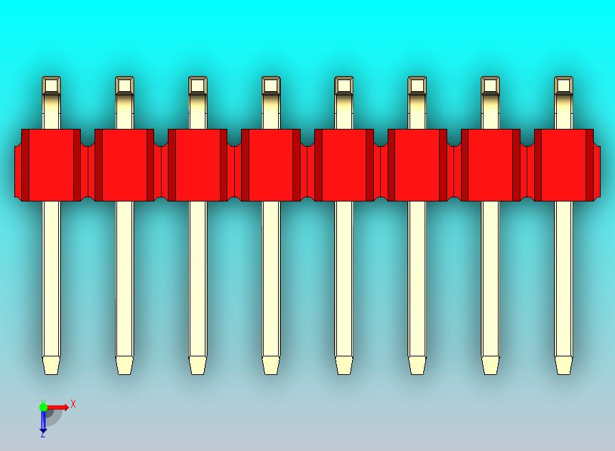 DS1022彩色排针 红色 16针 100mil SMT 类型 版本1.0.zip