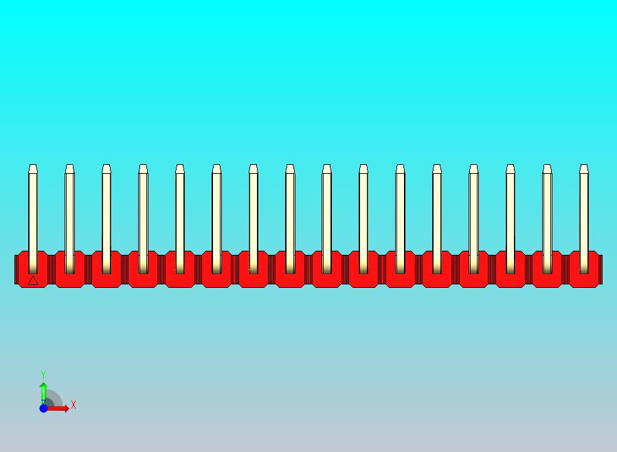 DS1022彩色排针 红色 16针 100mil 类型U 版本1.0.zip