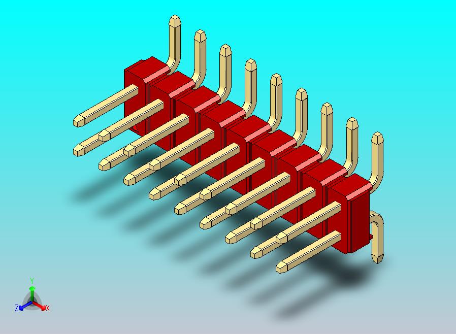 DS1022彩色排针 红色 18针 100mil 类型SMT 版本1.0.zip