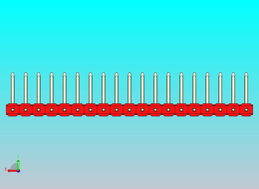 DS1022彩色排针 红色 19p 100mil 类型U 版本1.0.zip