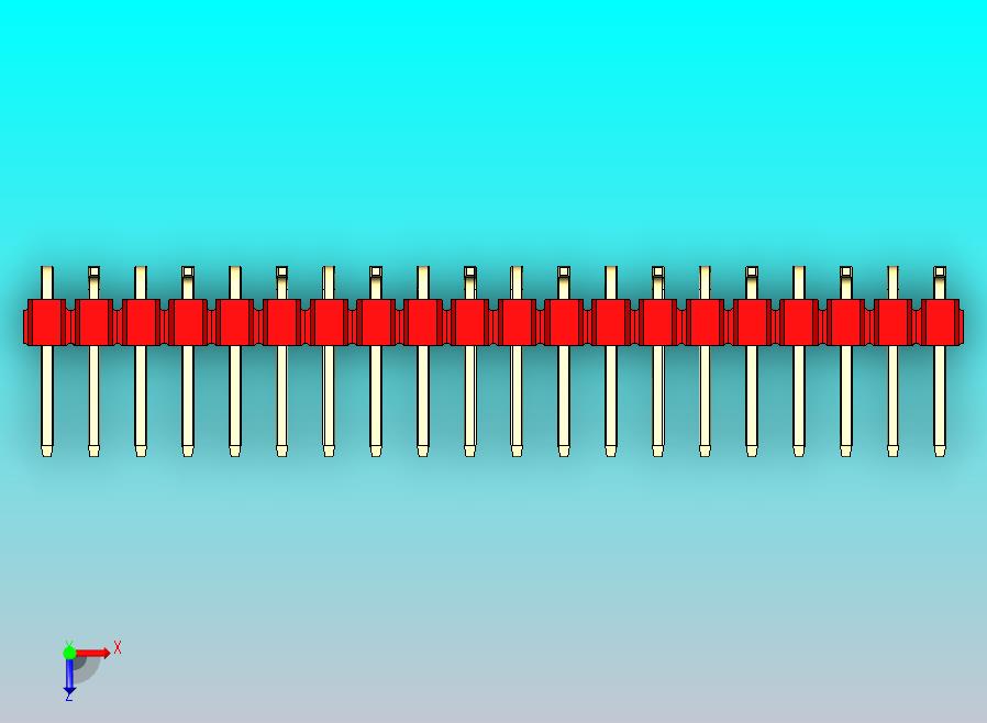 DS1022彩色排针 红色 20P 100毫 100mil 类型 SMT R2 版本1.0.zip