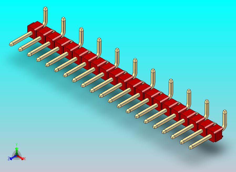 DS1022彩色排针 红色 21脚 100mil SMT R1 版本1.0.zip