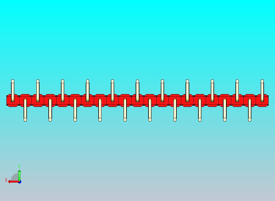 DS1022彩色排针 红色 21脚 100mil SMT R1 版本1.0.zip
