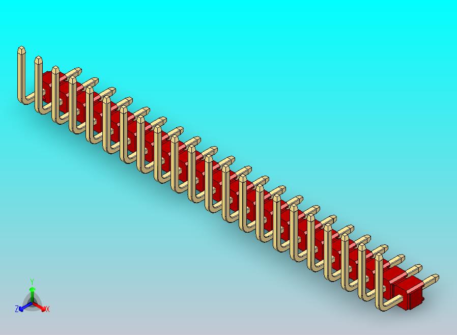 DS1022彩色排针 红色 22p 100mil 类型U 版本1.0.zip
