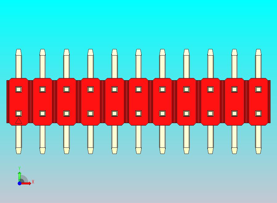DS1022彩色排针 红色 22脚 100密尔 类型SMT 版本1.0.zip