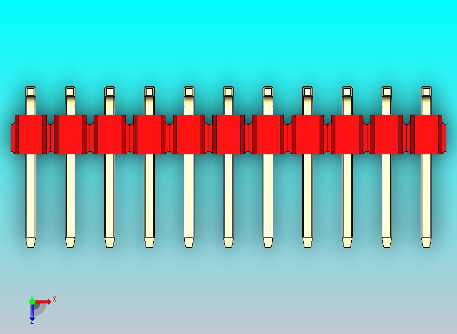 DS1022彩色排针 红色 22脚 100密尔 类型SMT 版本1.0.zip