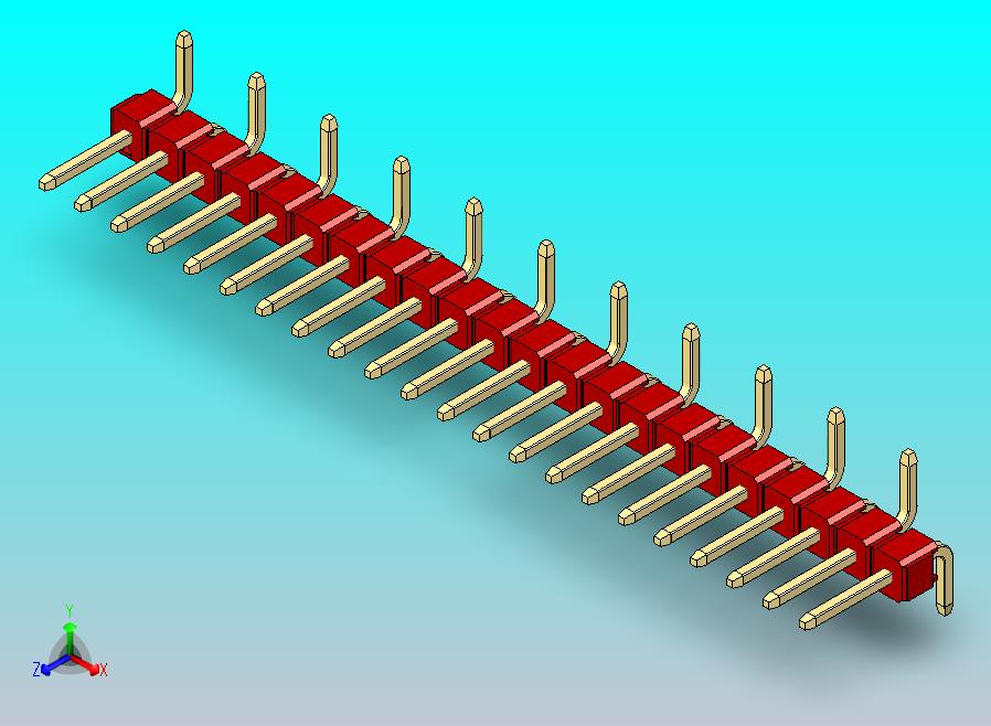 DS1022彩色排针 红色 22引脚 100密耳 类型 SMT R1 版本1.0.zip