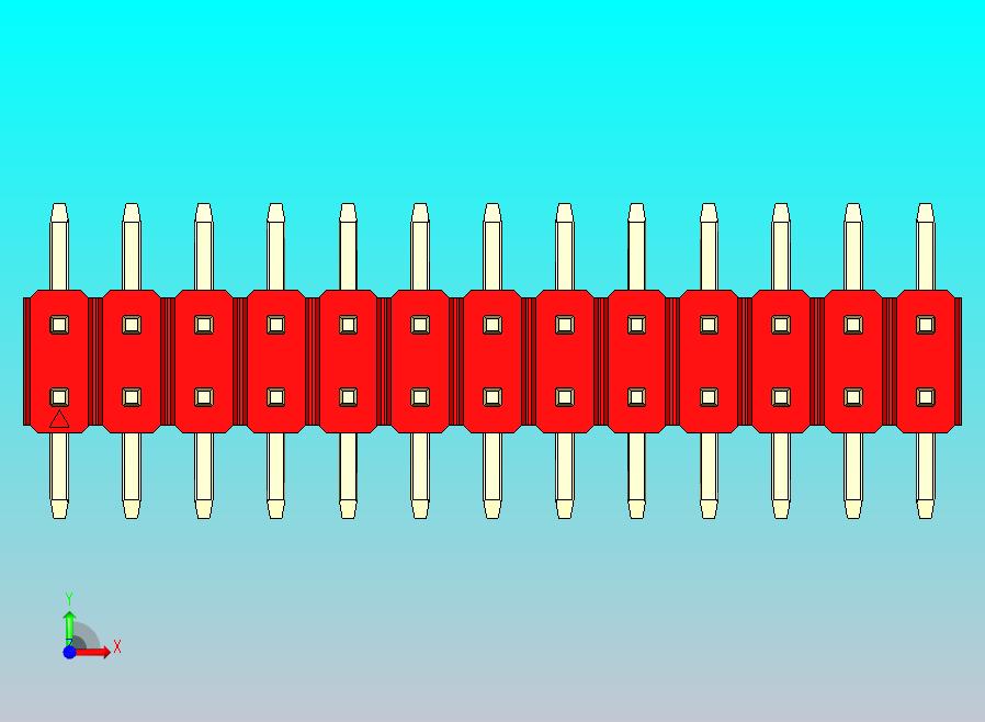 DS1022彩色排针 红色 26针 100mil SMT 类型 版本1.0.zip