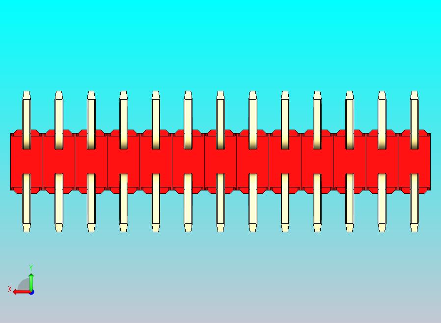 DS1022彩色排针 红色 26针 100mil SMT 类型 版本1.0.zip