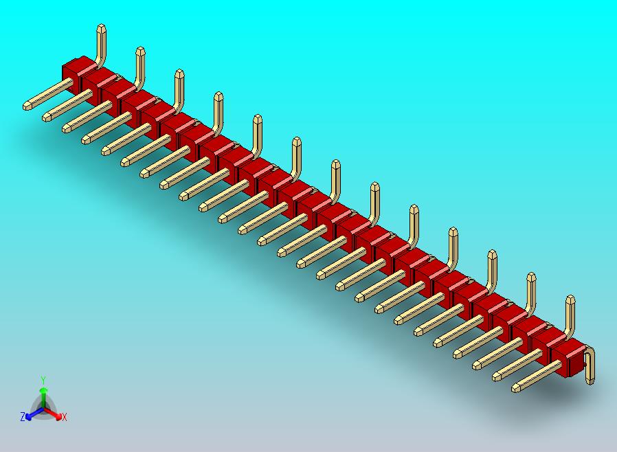 DS1022彩色排针 红色 26引脚 100密尔 SMT R1 版本1.0.zip