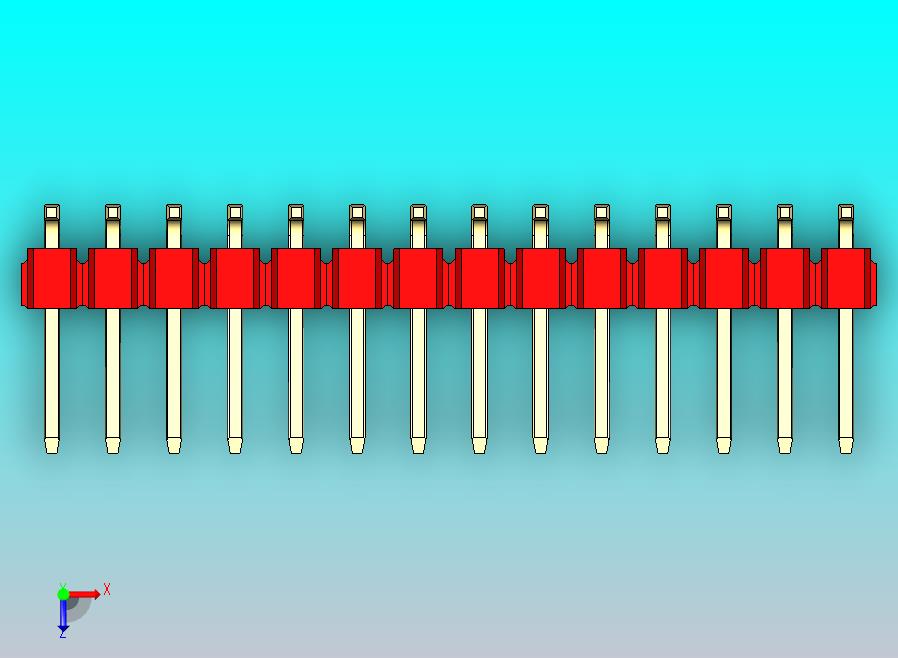 DS1022彩色排针 红色 28针 100mil SMT类型 版本1.0.zip